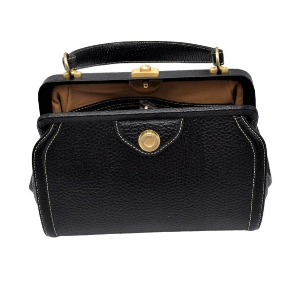 EUC Vintage Ellen Tracy Dr.'s Bag Purse Satchel Leather Purse - Picture 8 of 13